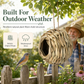 🌿 50% OFF! ✨ Handwoven Straw Spherical Bird Nest – Artisan Crafted, Tight Natural Grass Weave & Weather-Resistant Construction – Shield Backyard Birds from Freezing Drafts with Charming Garden Decor 🐦