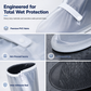 ☔ 50% OFF! ✨ Waterproof High-Top Silicone Rain Shoe Covers – Premium PVC, Tall 42cm Splash Barrier & Deep Textured Grip – High-Visibility Night Safety for Dry Feet in Torrential Rain 👢