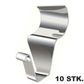 🛠️ 50% OFF! ✨ Heavy Duty 304 Stainless Steel Vinyl Siding Hooks – No-Drill Seam Slide Installation, Slim Low-Profile Design & Rust-Resistant Construction – 10 or 20 Pieces for Lightweight Decor 🔩