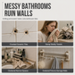 🚿 50% OFF! ✨ No Drill Double Folding Bathroom Towel Rack – Space-Saving Dual Foldable Shelves, Instant Vacuum Suction Lock & Rustproof Space Aluminum – Heavy-Duty Carbon Steel Frame with Hooks for Mess-Free Walls 🧺