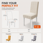 🪑 50% OFF! ✨ Universal Stretch Knitted Dining Chair Cover – Elastic Form-Fitting Wrap Hides Stains & Scratches, Thick Velvet Bubble Texture & Color-Fast Easy-Care Fabric – Instant Chair Renewal in 3 Simple Steps 🛡️
