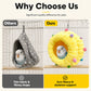 🌿 50% OFF! ✨ Soft Hanging Bird Bed – Plush Coral Fleece Interior for Cozy Warmth, Cage-Friendly Hanging Design & Easy Installation – Multiple Sizes for Small Bird Cages 🐦
