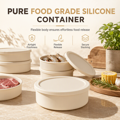 🥗 PROMO FLASH : 50% DE RÉDUCTION ! Boîte Repas Hermétique en Silicone Alimentaire – Étanche Anti-Fuite, Empilable, Passe au Micro-Ondes & Congélateur, Sans BPA for une Conservation Sain et Organisée ✨