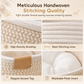 🐱 50% OFF! ✨ Integrated Cat Bed & Scratching Board – Cozy Braided Cotton Walls with Shape Retention, Plush Removable Cushion & Durable Scratch-Resistant Design – Handwoven Stitching with Leather Accents for Indoor Cats 🛏️