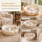 🐱 50% OFF! ✨ Integrated Cat Bed & Scratching Board – Cozy Braided Cotton Walls with Shape Retention, Plush Removable Cushion & Durable Scratch-Resistant Design – Handwoven Stitching with Leather Accents for Indoor Cats 🛏️