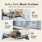 🐱 50% OFF! ✨ Foldable Cat Window Hammock – Strong Dual Suction Cups, Heavy-Duty Steel Frame & Premium Nylon Brackets – Space-Saving Design Folds Flat for Cozy Sunbathing on Glass Windows & Balconies ☀️
