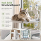 🐱 50% OFF! ✨ Foldable Cat Window Hammock – Strong Dual Suction Cups, Heavy-Duty Steel Frame & Premium Nylon Brackets – Space-Saving Design Folds Flat for Cozy Sunbathing on Glass Windows & Balconies ☀️