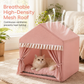 🏠 50% OFF! ✨ Semi-Enclosed Indoor Pet Tent House – Cloud-Like Thickened Padding for Joint Relief, Breathable Mesh Roof & Draft-Free Secure Design – All-Season Cozy Sanctuary for Cats & Dogs in Any Corner 🐾