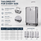 🧳 50% OFF! ✨ Thickened Waterproof Clear PVC Luggage Cover – Heavy-Duty Scratch & Abrasion Defense, High-Clarity Crystal Transparency & Precision Handle Cutouts – Snug Tailored Fit for 18" to 30" Suitcases ✈️
