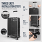 🧳 50% OFF! ✨ Thickened Waterproof Clear PVC Luggage Cover – Heavy-Duty Scratch & Abrasion Defense, High-Clarity Crystal Transparency & Precision Handle Cutouts – Snug Tailored Fit for 18" to 30" Suitcases ✈️