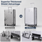 🧳 50% OFF! ✨ Thickened Waterproof Clear PVC Luggage Cover – Heavy-Duty Scratch & Abrasion Defense, High-Clarity Crystal Transparency & Precision Handle Cutouts – Snug Tailored Fit for 18" to 30" Suitcases ✈️