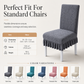 🪑 50% OFF! ✨ Stretch Jacquard Dining Chair Cover – Thickened Cat Scratch Resistant Slipcover with Ultra-Elastic Wrinkle-Free Fit – Modern Geometric Texture in 6 Colors for Straight-Back Chairs 🛡️