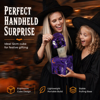 🎃 50% OFF! ✨ Halloween Surprise Money Pulling Gift Box – Interactive Party Cash Box with Endless Bill Ribbon, Spooky Jack-O'-Lantern Theme & Heavy-Duty Cardboard – Quick 3-Minute Setup for Trick-or-Treat Fun 🎁