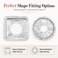 🍳 50% OFF! ✨ 10-Pack Heavy-Duty Aluminum Foil Gas Stove Burner Liners – Heat-Resistant Oil-Proof Cooktop Protectors with Deep Well Spill Capture – Reusable Wipe-Clean or Disposable in Round & Square 🧼