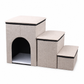 🐾 50% OFF! ✨ Foldable Pet Steps with Storage – Non-Slip Joint-Friendly Dog Stairs with Hidden Under-Step Compartments & Cozy Cat Cave Option – Reinforced Sag-Resistant Structure for Bed & Couch 🐶
