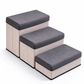🐾 50% OFF! ✨ Foldable Pet Steps with Storage – Non-Slip Joint-Friendly Dog Stairs with Hidden Under-Step Compartments & Cozy Cat Cave Option – Reinforced Sag-Resistant Structure for Bed & Couch 🐶