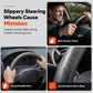 Universal Carbon Fibre Steering Wheel Cover – Refresh Your Daily Drive ✨