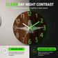 🔥Limited-Time Offer🕰️12-Inch Silent Wooden Wall Clock – Luminous Glow & MDF Wood Grain✨
