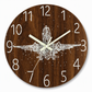 🔥Limited-Time Offer🕰️12-Inch Silent Wooden Wall Clock – Luminous Glow & MDF Wood Grain✨