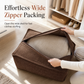 🛋️ 50% OFF! ✨ Clothes Storage Pouf Ottoman Cover – Fill with Old Blankets & Quilts, Heavy-Duty Tear-Resistant Canvas with Extra-Wide Zipper Opening – 100kg Load Capacity Floor Footstool & Zero-Waste Storage Solution 🪑