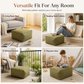 🛋️ 50% OFF! ✨ Clothes Storage Pouf Ottoman Cover – Fill with Old Blankets & Quilts, Heavy-Duty Tear-Resistant Canvas with Extra-Wide Zipper Opening – 100kg Load Capacity Floor Footstool & Zero-Waste Storage Solution 🪑