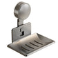 🧼 50% OFF! ✨ Vacuum Suction Cup Soap Dish – Rustproof Space Aluminum V-Shaped Self-Draining Wall Holder with Twist-to-Lock Industrial Suction Mount (No Drilling, No Tools) – Keeps Soap Dry & Lasts Twice as Long 🚿