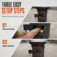 ⛺ 50% OFF! ✨ Heavy-Duty Portable Wood & Charcoal Camping Stove – High-Efficiency Bottom Draft Airflow for Smoke-Reduced Combustion, Thickened Anti-Warp Carbon Steel & Versatile 3-in-1 Boil Grill Simmer – Dual-Fuel Outdoor BBQ & Heating Burner 🪵