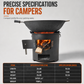 ⛺ 50% OFF! ✨ Heavy-Duty Portable Wood & Charcoal Camping Stove – High-Efficiency Bottom Draft Airflow for Smoke-Reduced Combustion, Thickened Anti-Warp Carbon Steel & Versatile 3-in-1 Boil Grill Simmer – Dual-Fuel Outdoor BBQ & Heating Burner 🪵