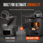 ⛺ 50% OFF! ✨ Heavy-Duty Portable Wood & Charcoal Camping Stove – High-Efficiency Bottom Draft Airflow for Smoke-Reduced Combustion, Thickened Anti-Warp Carbon Steel & Versatile 3-in-1 Boil Grill Simmer – Dual-Fuel Outdoor BBQ & Heating Burner 🪵