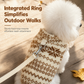 ⏳ LIMITED-TIME 50% OFF ⏰ Autumn Winter Thick High-Neck Pet Sweater – Cosy Insulating Cotton Fleece Vest with Integrated Back Strap Leash Ring, Ergonomic Snug Fit & Elasticized Belly Cutouts – Sizes XS-2XL for Small Dogs & Cats 🐶🐱✨