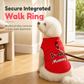 📢📢50% OFF !! ⏰Warm Pet Sweater with Leash Ring – “Love Dad & Mum” Design, Keep Your Pup Cosy & Stylish on Winter Walks ❄️