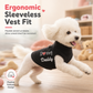 📢📢50% OFF !! ⏰Warm Pet Sweater with Leash Ring – “Love Dad & Mum” Design, Keep Your Pup Cosy & Stylish on Winter Walks ❄️