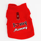📢📢50% OFF !! ⏰Warm Pet Sweater with Leash Ring – “Love Dad & Mum” Design, Keep Your Pup Cosy & Stylish on Winter Walks ❄️