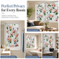 🌈 50% OFF! ✨ 3D Rainbow Window Privacy Film – Glue-Free Static Cling Frosted Glass Sticker with Laser-Etched Prismatic Facets & Magnolia Floral Pattern, Blocks 96% UV Rays & Soft Glare – Removable Reusable Semi-Private Decal for Home & Office 🌸