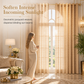 🕊️ 50% OFF! ✨ Geometric Greek Key Jacquard Sheer Curtain Panel – Light Filtering Window Drape with Precision Warp-Knit Mesh, UV Protection & Balanced Daytime Privacy – 3 Colors 3 Sizes for Living Dining & Bedroom 🏡
