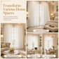 🕊️ 50% OFF! ✨ Geometric Greek Key Jacquard Sheer Curtain Panel – Light Filtering Window Drape with Precision Warp-Knit Mesh, UV Protection & Balanced Daytime Privacy – 3 Colors 3 Sizes for Living Dining & Bedroom 🏡