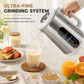 Multi-Functional 304 Stainless Steel Soy Milk Maker and High- Blender Large Capacity Filter-Free Household Food Processor with Smart Timer