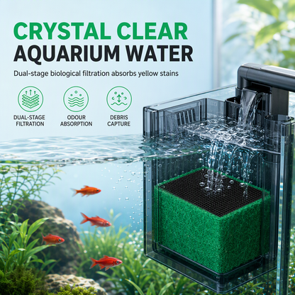 🐠 50% OFF! ✨ Eco-Aquarium Honeycomb Activated Carbon Filter Cube – Rapid Micro-Filtration Adsorbs Discoloration Odors, Dual-Action Sponge & Coal Matrix, Anti-Crumble Solid Block & 100% Aquatic Life Safe – 3.94" Drop-In Placement 💧
