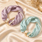 📿 50% OFF! 🧣 Pearl Scarf Necklace – Timeless Elegance with Adjustable Bow Design, Piercing-Free Jewellery, Versatile Style for Daily Wear & Special Occasions – Classic Pearl Accent 🤍
