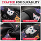 Universal 38cm Ringless Silk Steering Wheel Cover – Printed & Breathable for All Seasons