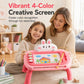 🎨 50% OFF! ✨ Kids 3-in-1 Magnetic Drawing Board Table with 4 Stamps & Stylus – 4 Vivid Color Zones Red Yellow Blue Green, Convertible Table/Easel/Lap Board, 100% Mess-Free Ink-Free Dust-Free, Non-Toxic ABS – 3 Colors Ages 18M-6Y 🖍️