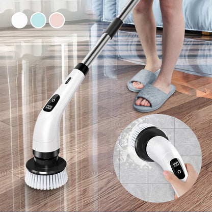 ⏳Time-Limited Special⏰8-in-1 Electric Cleaning Brush Set – Versatile Home Cleaning Made Easier ✨