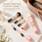 💄 50% OFF! ✨ 5-in-1 Retractable Travel Makeup Brush Set Capsule – Modular Full-Face Kit Powder Blush Silicone Lip Eyeshadow Brow Liner, Ultra-Soft Cruelty-Free Fibers & Dust-Proof Sealed Lids – 5.5" Compact 4 Colors 💋
