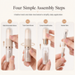 💄 50% OFF! ✨ 5-in-1 Retractable Travel Makeup Brush Set Capsule – Modular Full-Face Kit Powder Blush Silicone Lip Eyeshadow Brow Liner, Ultra-Soft Cruelty-Free Fibers & Dust-Proof Sealed Lids – 5.5" Compact 4 Colors 💋