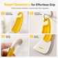🍳 50% OFF! ✨ Heat-Resistant Flexible Kitchen Pan Scraper & Cleaner – Non-Scratch TPE Edge Removes 95% Grease Before Washing, Hugs Deep Curves & Mixing Bowls, Ergonomic Non-Slip Grip & Dishwasher Safe – 2 Colors 🧽