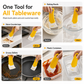 🍳 50% OFF! ✨ Heat-Resistant Flexible Kitchen Pan Scraper & Cleaner – Non-Scratch TPE Edge Removes 95% Grease Before Washing, Hugs Deep Curves & Mixing Bowls, Ergonomic Non-Slip Grip & Dishwasher Safe – 2 Colors 🧽