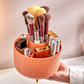 💄 50% OFF! ✨ 360° Rotating 5-Compartment Makeup Brush & Desk Organizer – Whisper-Quiet Bi-Directional Spin Base, 4 Outer Slots + Tall Center Cylinder, Holds 30+ Brushes, Shatter-Proof ABS & Gold Feet – 4 Colors 🖋️