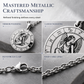 ♌ 50% OFF! ✨ Stainless Steel Spinning 12 Zodiac Medallion Pendant Necklace – Interactive Rotatable Kinetic Disc, Deep Laser-Etched Astrological Symbols, Surgical-Grade 316L Titanium Steel Waterproof & 23.6" Chain – All 12 Signs 🌌