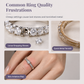 💍 50% OFF! ✨ Vintage Full Pavé Cushion-Cut Zircon Stackable Ring Set – AAAAA Cubic Zircon Diamond-Grade Sparkle, Modular Stacking Wear Nested or Solo, Hypoallergenic Tarnish-Resistant Rhodium Plated – US 5-9 💎