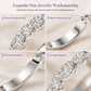 💍 50% OFF! ✨ Vintage Full Pavé Cushion-Cut Zircon Stackable Ring Set – AAAAA Cubic Zircon Diamond-Grade Sparkle, Modular Stacking Wear Nested or Solo, Hypoallergenic Tarnish-Resistant Rhodium Plated – US 5-9 💎